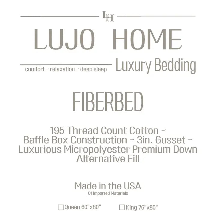 Down Alternative Fiber Bed – Hypoallergenic and Supportive