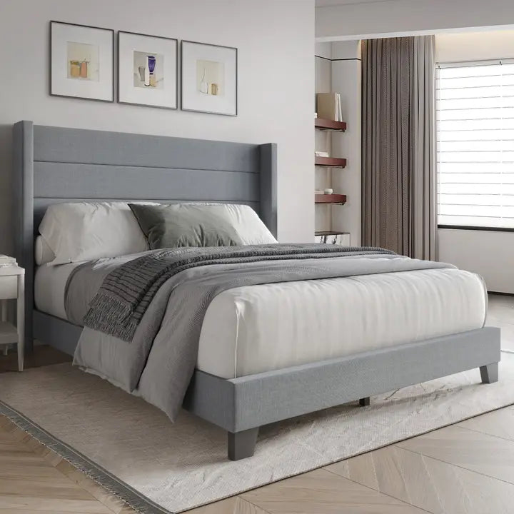 Niles Upholstered Panel Bed