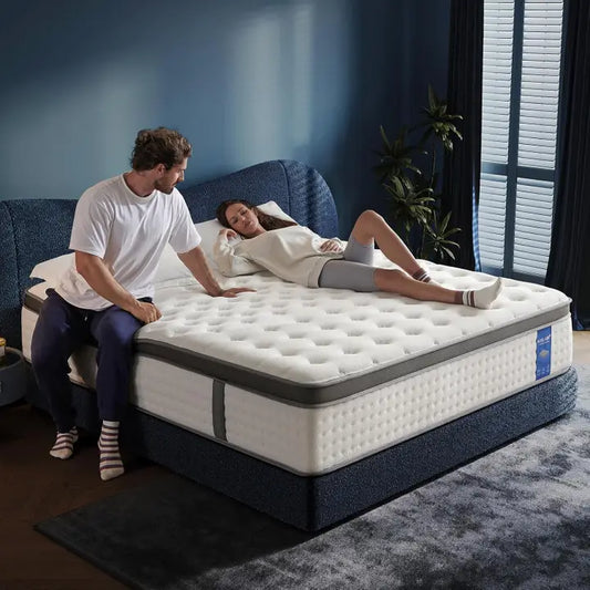 14 Inch King Size Hybrid Mattress with Gel Foam