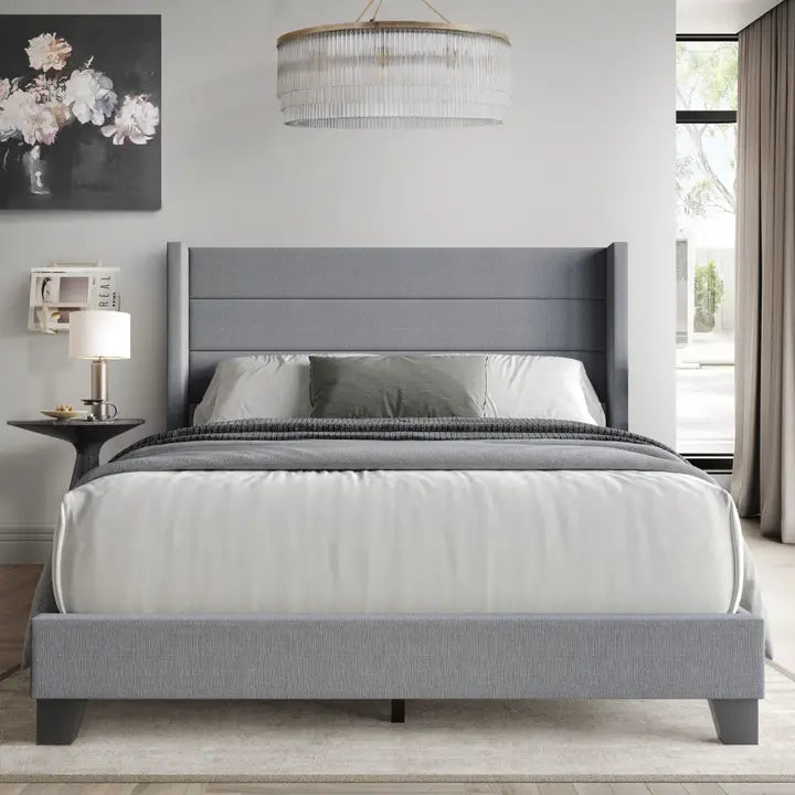 Niles Upholstered Panel Bed