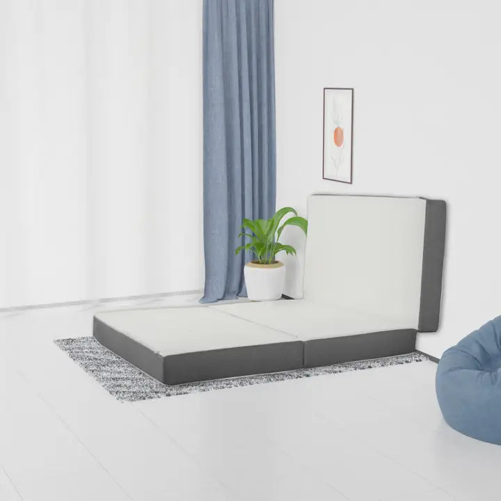 5-Inch Tri-Folding Gel Memory Foam Portable Floor Mattress