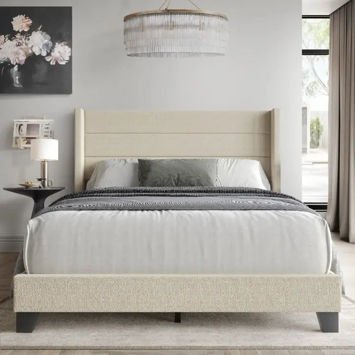 Niles Upholstered Panel Bed
