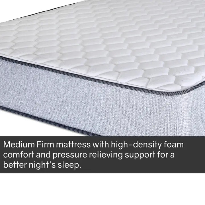 10" Medium Firm High Density Foam Mattress, Cooler Sleep